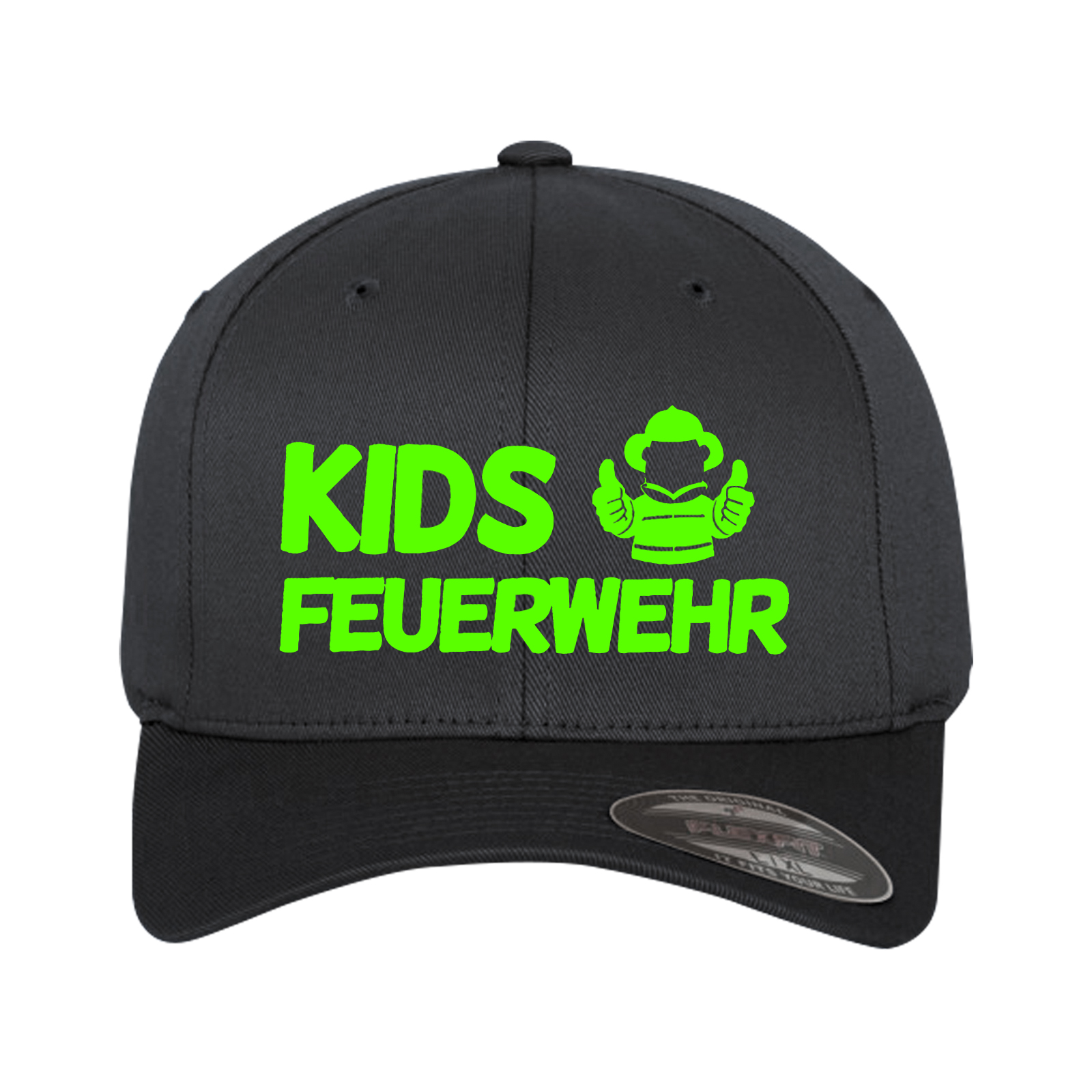 Cap Kappe Mütze Flexfit Größe Youth Kinder schwarz *neu* 